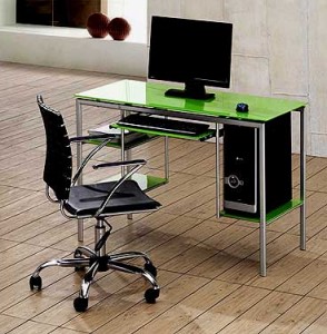 Green Eco friendly Computer desk z-002